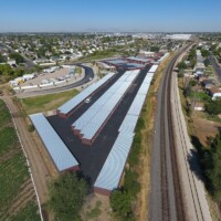 Layton crossing storage wide facility view