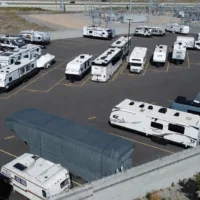 Storage spot outdoor rv spaces