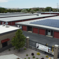 Sojo gate and solar panels