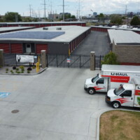 Sojo self storage facility and gate