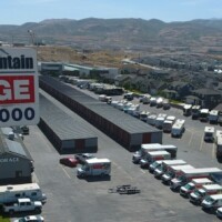 point of the mountain sign and rv parking